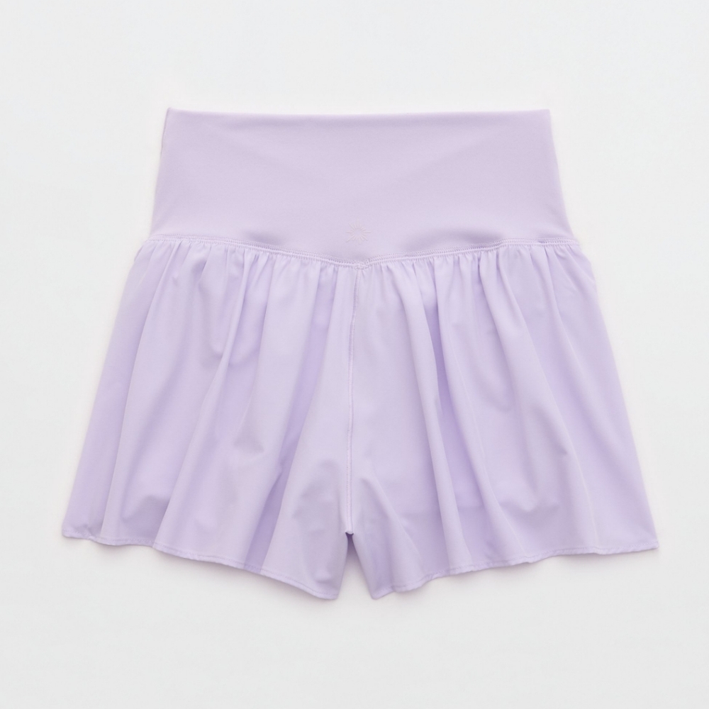 XS,S: Aerie Crossover Flowy Stretch Shorts - Picture 5 of 7